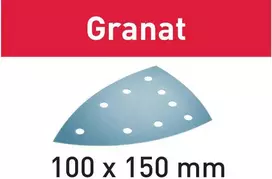 Šlifavimo popierius Festool Granat; 100x150 mm; P220; 100 vnt.