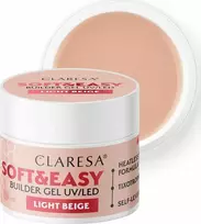 Activeshop Nagų priauginimo gelis Claresa Soft&Easy Builder Gel Light rusvai gelsvas, 90 g