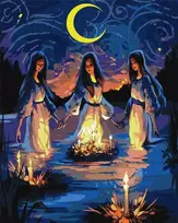 Ideyka Tapyba pagal numerius - Magic Night 40x50cm