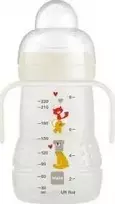 MAM 1881 MOKOMASIS BUTELIUKAS 220ML GERIAU KARTU, SMĖLIO SPALVOS