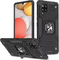 Wozinsky Ring Armor dėklas skirtas Samsung Galaxy A42 5G, juodas