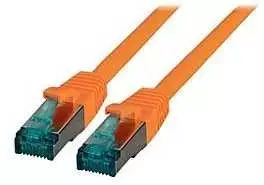 Efb Elektronik EFB RJ45 Patch kabelis S/FTP, Cat.6A, LSZH, 5m, oranžinis