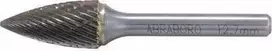 Abraboro ABRABORO metalo frezavimo staklės Type G, 12 x 70/25 - smailus TCT