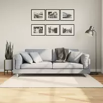 Kilimas ISTAN, kreminis, 140x200cm, blizgus, aukšti šereliai