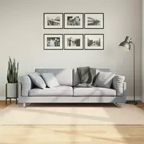 Kilimas HUARTE, smėlio, 140x200 cm, trumpi šereliai