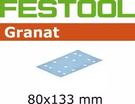 Festool Šlif. popierius vibro šlifuokliui; Granat; 80x133 mm; P60; 50vnt.