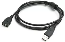 Kita USB prailginimo laidas 1.5m juodas