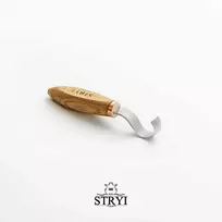 Peilis STRYI Profi; 30 mm; medinio šaukšto drožinėjimui (kairei rankai)
