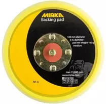 Šlifavimo padas Mirka 8295191511; 5/16''; 125 mm; vidutiniškai kietas