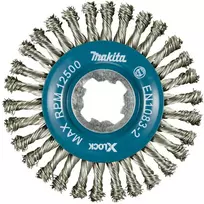 Makita Vielinis šlifavimo diskas, sukta viela, 0.5mm, Ø 115 mm, X-LOCK D-73368