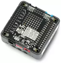 DinBase – dangtelis su 500 mAh baterija – skirtas DIN bėgiui – M5Stack Core kūrimo moduliams – M5Stack M132