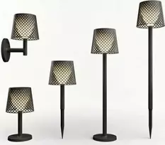 New Garden 0,5W LED įkraunamas šviestuvas GRETA SOLAR, juodas, 3000K, IP65