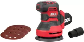 Skil Red Ekscentrinis šlifuoklis Skil 3745 CA; 20 V (be akumuliatoriaus ir pakrovėjo)