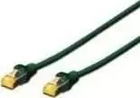 Digitus CAT 6A S-FTP PATCH C. LSOH. Patchcord CU CAT 6A S-FTP, LSOH, Cu, AWG 26/7, ilgis 7 m, spalva žalia Długość 7 m, spalva žalia (DK-1644-A-070 / B)