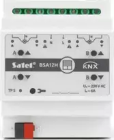 SATEL KNX 2 kanalų žaliuzių pavara 230V AC KNX-BSA12H