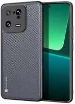 Dux Ducis Fino Xiaomi 13 Pro with silikoninis frame dėklas telefonui pilkos spalvos