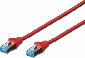 Digitus DIGITUS Ecoline - Komutacinis kabelis - RJ-45 (M) - RJ-45 (M) - 2.0m - SFTP - CAT 5E - Raudona (KV -1532- 020 / R)