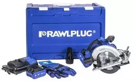 Akumuliatorinis diskinis pjūklas RawlPlug R-PCS18-XL2; 18 V; 2x5,0 Ah akum.
