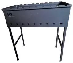Grilis Abas Smokehouse, juoda, 50 cm