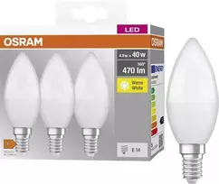 LED lemputė Osram LED, B40, balta, E14, 6.6 W, 800 lm