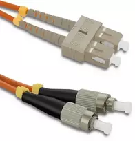 Qoltec Pluošto optinio kabelis SC/UPC-FC/UPC OM2 5m