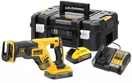 Akumuliatorinis tiesinis pjūklas DeWalt DCS367H2T-QW; 18 V; 2x5,0 Ah akum.