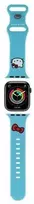 Apyrankė Apple Watch 1 / 2 / 3 / 4 / 5 / 6 / SE / 7 / 8 (38 / 40 / 41 mm) Hello Kitty Strap Silicone Kitty Head (HKAWMSCHBLB) mėlynos spalvos