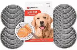 Dubenėlis maitinimui Flamingo Lick Pad Petrol L, 0.5 l