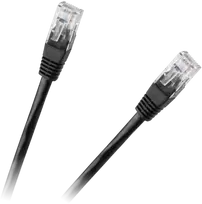 Inne Oem Patchcord kabelis UTP 8c kištukas-kištukas 3.0m CCA juodas cat.6e