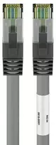Wentronic Goobay Goobay CAT 8.1 pleistras kabelis, S / FTP (PiMF), pilka, 3 m - LSZH be halogenų, varinis AWG 24 (55138)