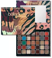 Bellapierre Cosmetics Profesionali akių šešėlių paletė Bellapierre Safari Eyeshadow Palette, TEP035, 35 spalvos