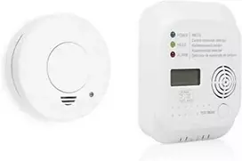 Ecost prekė po grąžinimo Smartwares FSE-19203 Smoke Co Detector Set, Weiß, 1 Piece (Atnaujinta)