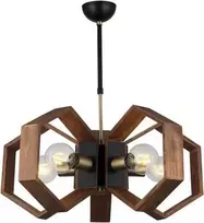 Pakabinamas šviestuvas Ecost prekė po grąžinimo Homemania Pendant Lamp Metal Gold Juodas Wood (Atnaujinta)