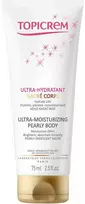 Topicrem Ultra-Moisturizing Pearly Body drėkinamasis kūno kremas sausai ir dehidratuotai odai, 75 ml