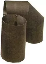 Dūmtraukio alkūnė ABX, 200 mm, 1.5 mm, 45°