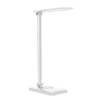 Orno ISIYO LED 7W stalinė lempa su indukciniu ir USB įkrovikliu, 390lm, 3000-4000-6000K, spalvos temperatūros keitimo ir pritemdymo funkcija, balta