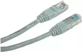 LAN UTP kryžminis jungiamasis laidas, Cat.5e, RJ45 M - RJ45 M, 10 m, neekranuotas, kryžminis, rutulinis, skirtas 2 kompiuterių sujungimui. Logotipas bliste