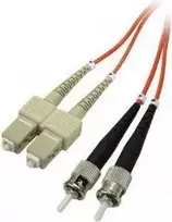 Optical Patch Cord Multi mod (50/125), ST - SC, 1m, ekonomiškas, EOL