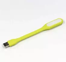 Lampka dla notebooka, gumowe, žalia, USB, LED, EOL