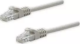Przewód LAN UTP patchcord, Cat.5e, RJ45 M - RJ45 M, 10 m, nieekranowany, pilka, czysta miedź economy, EOL