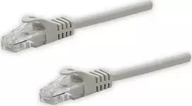 Patchcord LAN UTP pataisos laidas, Cat.5e, RJ45 M - RJ45 M, 1 m, neekranuotas, rutulinis, gryno vario ekonomija