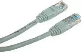 Przewód LAN UTP patchcord, Cat.5e, RJ45 M - RJ45 M, 0.5 m, nieekranowany, pilka, economy, EOL