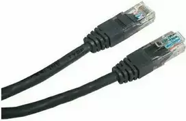 Pechcord UTP, Cat.5E, neekranuotas, 3m, juodas