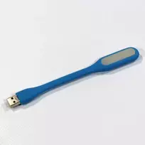 Nešiojamojo kompiuterio lempa, guminė, mėlyna, USB, LED, EOL