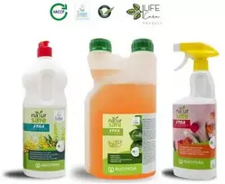 Sucitesa Natursafe Xtra Kitchen ekologiškų valiklių rinkinys virtuvei (3vnt.)