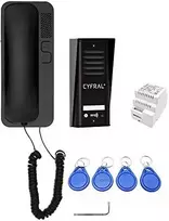 CYFRAL COSMO 1 NUOMININKO DOMOFONAS JUODA KASETĖ / JUODA UNITELEFONAS