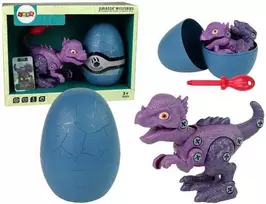 Konstrukcinis rinkinys - dinozauras Stygimoloch su kiaušiniu, violetinis