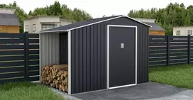 Sodo namukas su malkine MADISON 9x6, Cold Pilkas