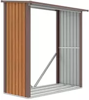 Metalinė malkinė DENVER 6x3, Oak Brown