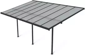 Terasos stoginė ATLANTA 3x5 m, Cold Pilkas